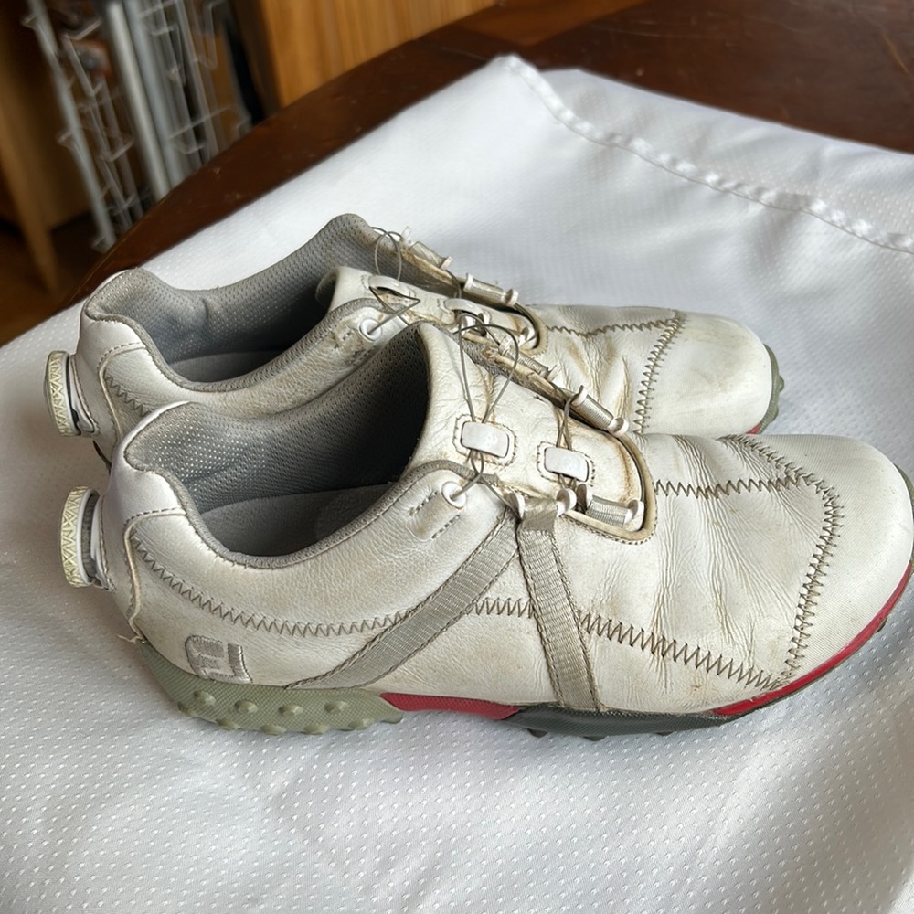 Footjoy M Project Leather Golf Shoes Size Mens 6 No Laces Crank Tighten Unisex